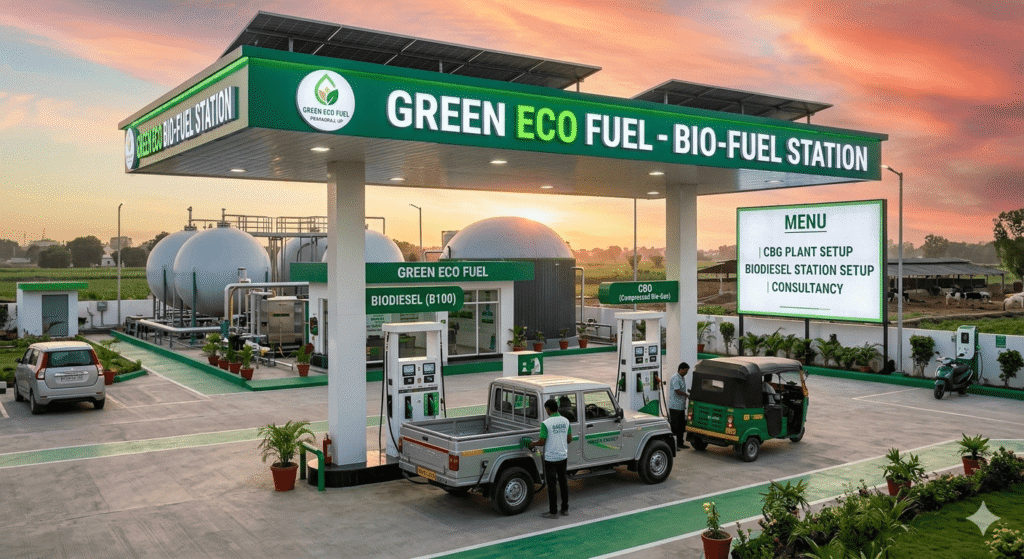 bio fuel Petrol Pump station