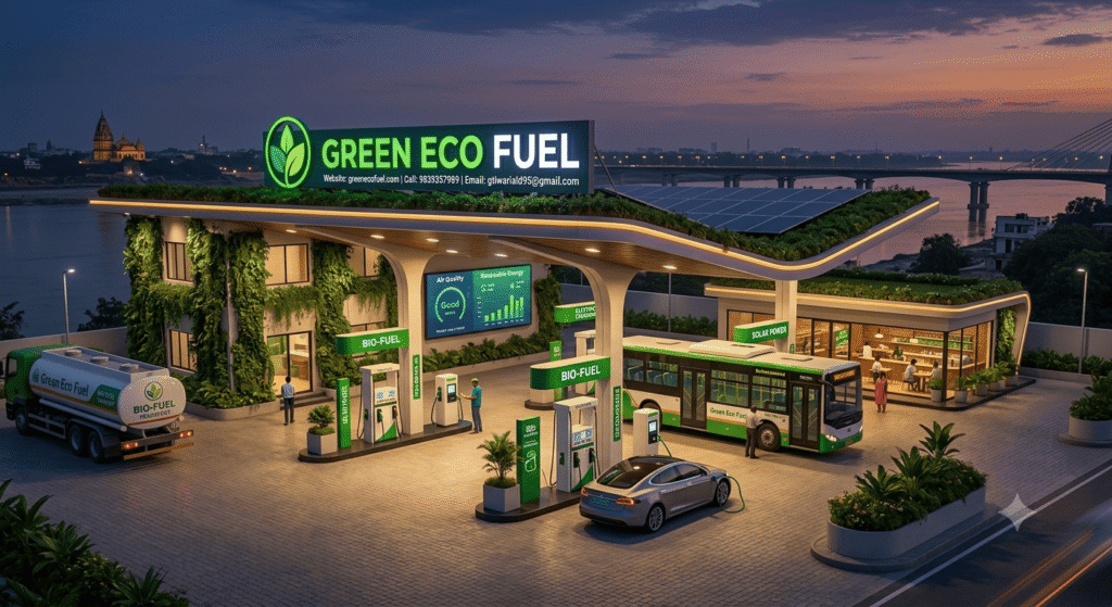 green eco fuel station
